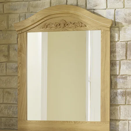 Mirror with Decorative Applique
